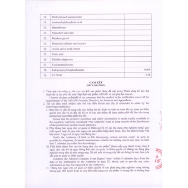 KEM NGHỆ COLLAGEN Thorakao 10G