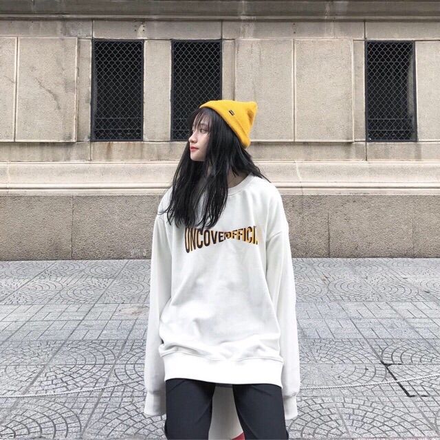 Sản phẩm gia đình làm: Áo nữ nam dài tay chữ ăn0-co-vờ ( ảnh thật cuối )