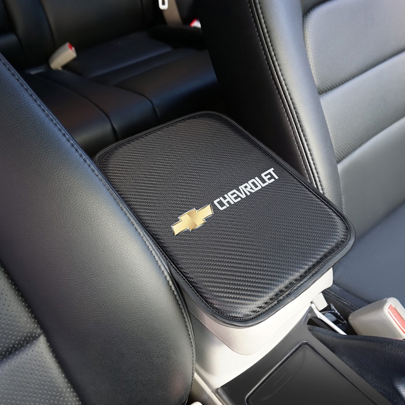 Đệm Kê Tay Bằng Sợi Carbon Cho Xe Hơi Chevrolet Onix Cruze S10 Omega Prisma Celta Astra Sonic