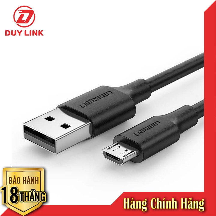 Cáp sạc nhanh và truyền dữ liệu USB 2.0 sang MICRO USB cao cấp Ugreen 60134/60135/60136/60137/60138 dài 0.25M - 2M