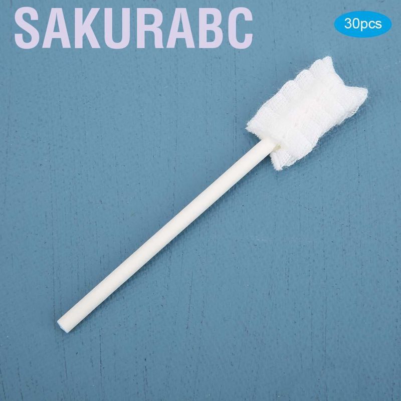 Sakurabc 30pcs Baby Oral Cleaner Tooth Tongue Brush Infant Dental Care Supplies