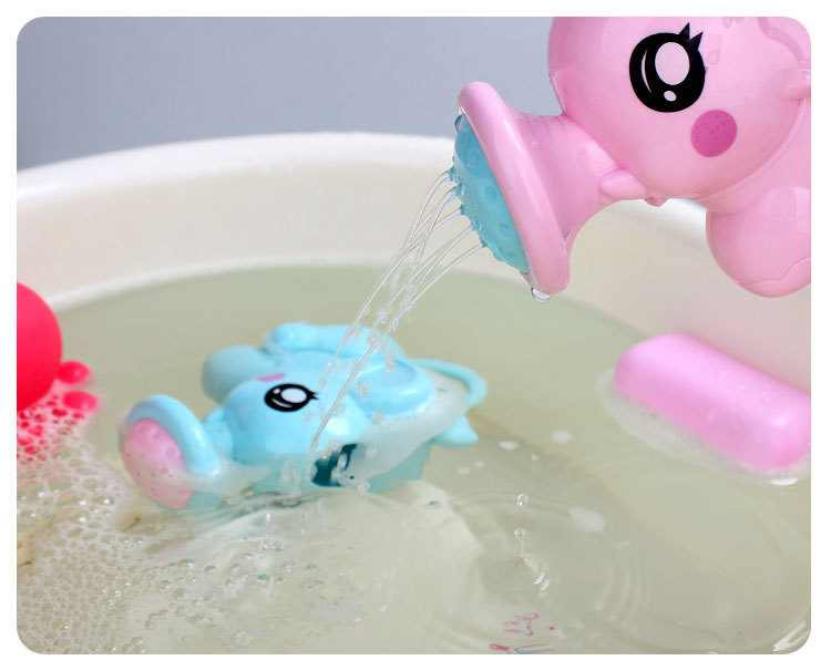 Phòng tắm em bé tắm hoạt hình voi tắm đồ chơi trẻ em trai cô gái trò chơi tương tác cha mẹ-con