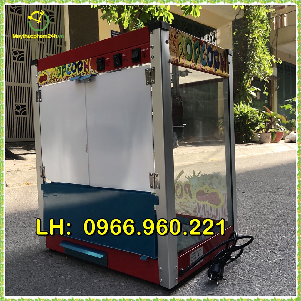 Máy nổ bỏng ngô, bắp rang bơ bằng điện, phù hợp quán ăn, rạp chiếu phim