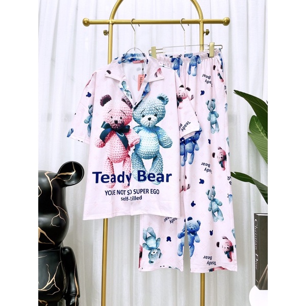 Đồ ngủ đồ bộ pijama mặc nhà sau sinh THUN LẠNH 2710