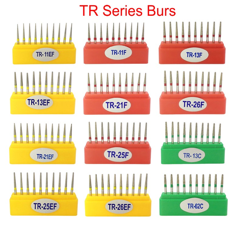 Set 10 mũi khoan nha khoa cầm tay đường kính 1.6mm chuyên dụng chất lượng cao
