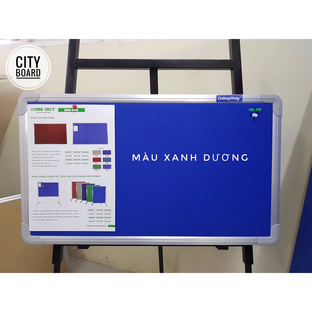 Bảng ghim tài liệu , KT: 40x60cm, 60x80cm  dòng Standard - Bảng Cường Thúy,