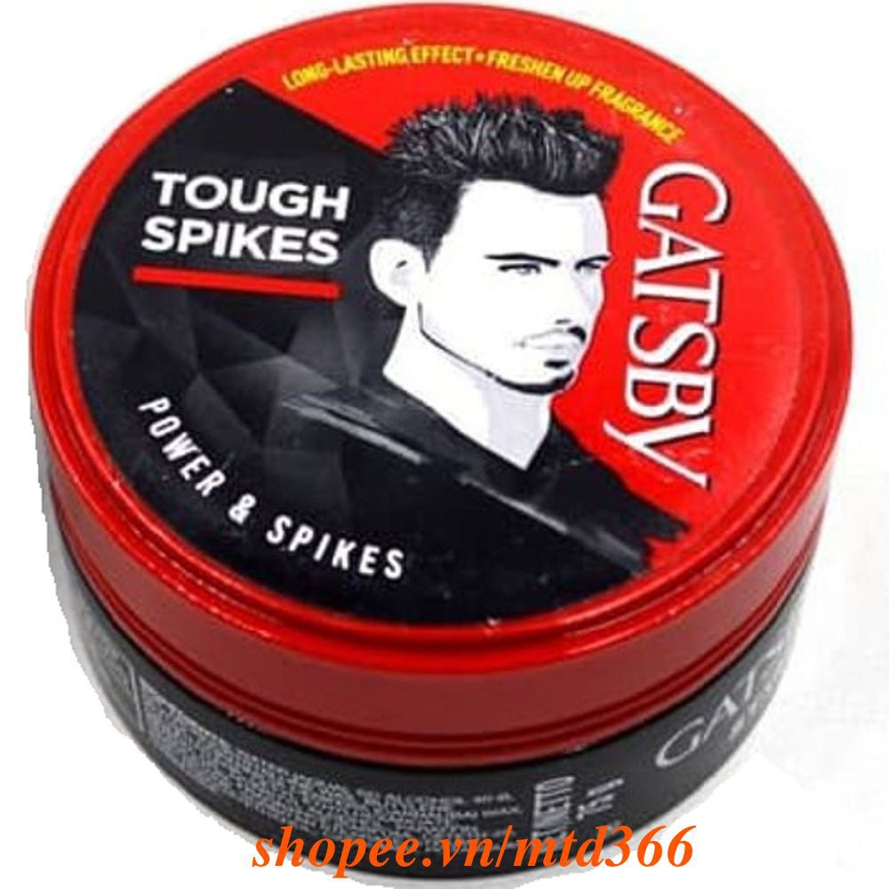 Wax Tạo Kiểu Tóc Hộp Đỏ Gatsby Power & Spiky75g