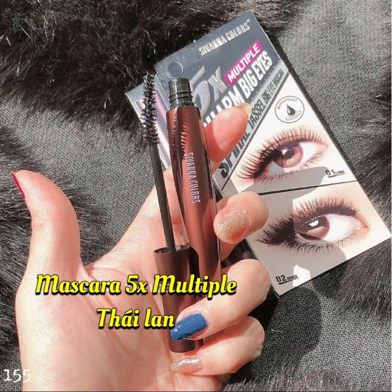 Mascara 5x multiple charm big eyes sivanna color Thái lan