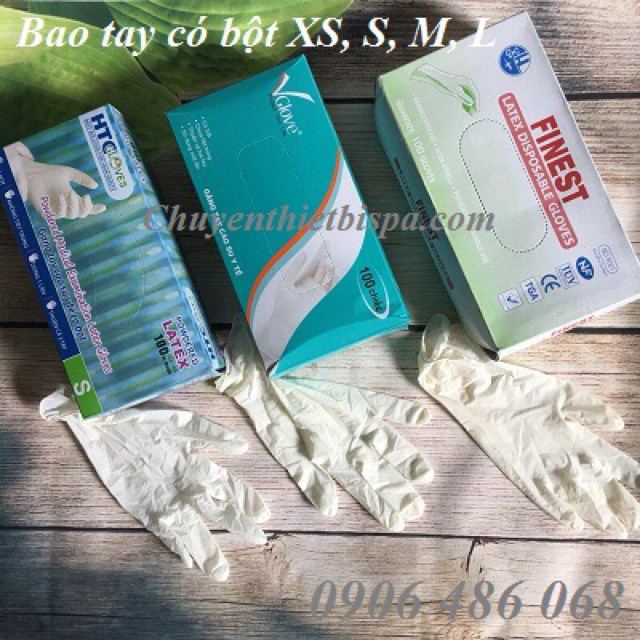 Bao tay y tế - không bột/ có bột