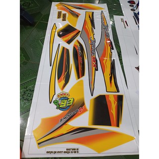 Tem rời jupiter mx vàng xe đen vàng