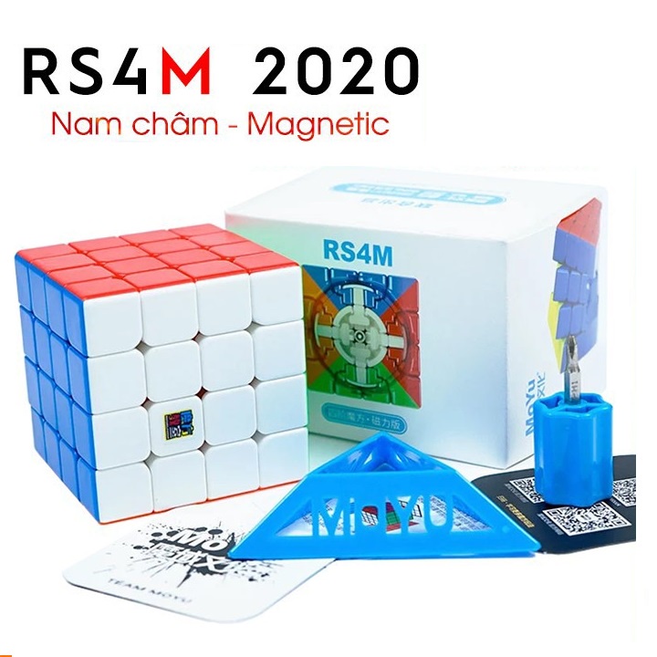 ✔️✔️ [NAM CHÂM] RS4M Rubik 4x4 MoYu 2020 4x4x4 xoay trơn mượt, bẻ góc tốt