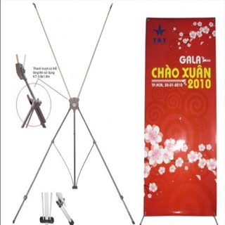 Chân  chữ x  80 x 180cm dùng treo tranh ảnh  LOẠI TỐT