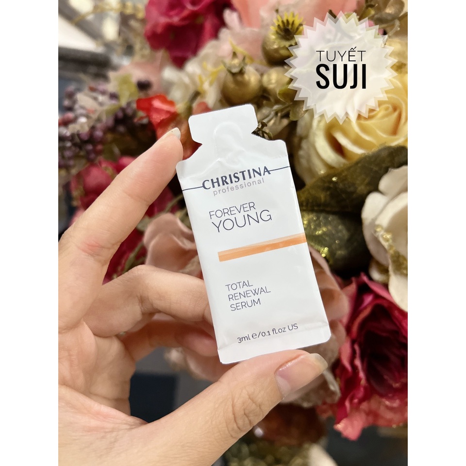 Serum chống lão hóa Forever Young Total Renewal Christina giúp phục hồi nếp nhăn, da căng bóng
