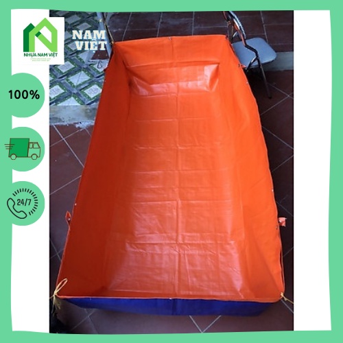 Bể Bạt XÁM TRẮNG |Nuôi Lươn, cá, ốc , hồ bơi trẻ em | Có khoen móc