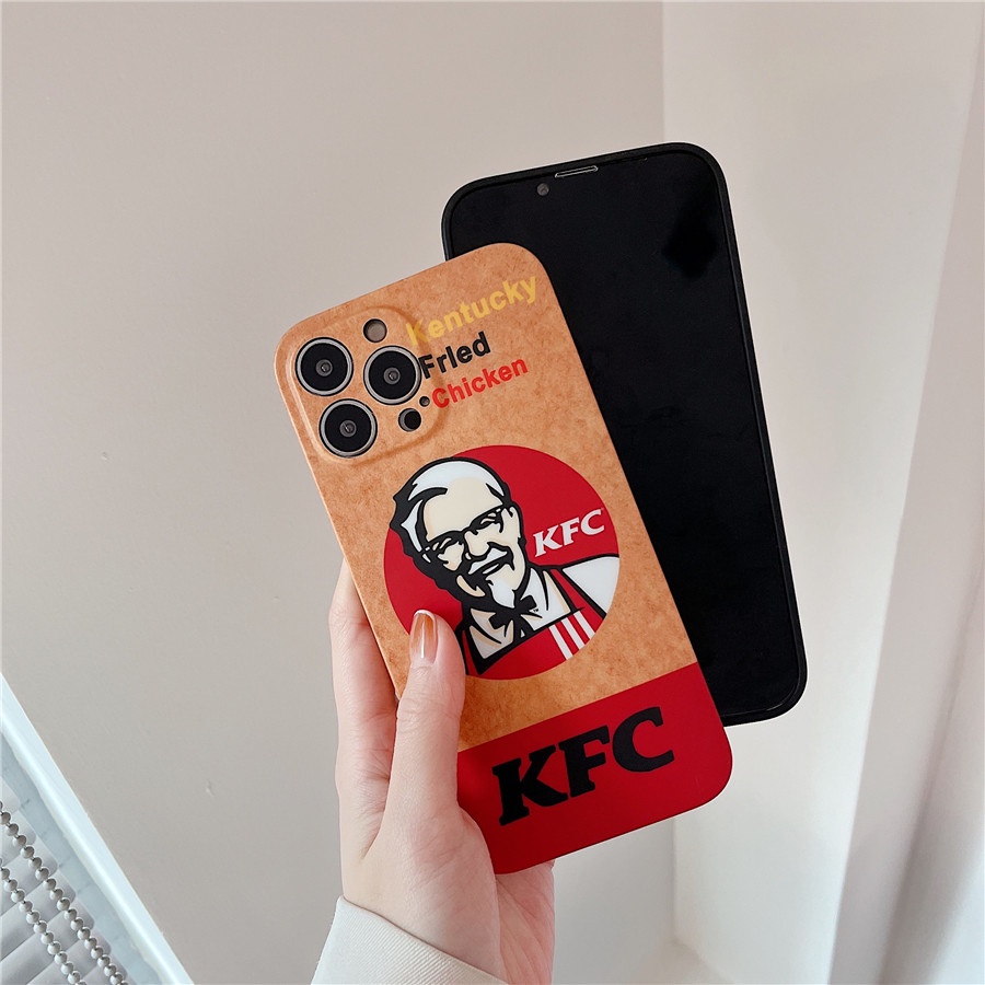 Ốp Điện Thoại Silicon Hình kfc & Mc Donald Độc Đáo Cho iphone 14 pro max iphone 13 pro max iphone 12 pro max iphone 11 pro max x xr xs max