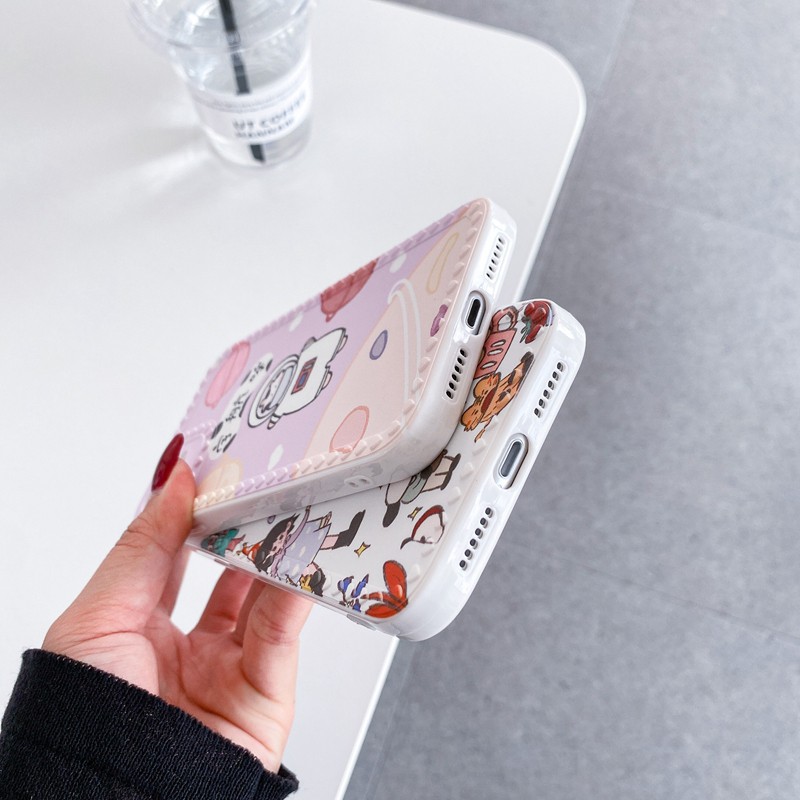 Square iphone case with heart embossed 11 / 11Pro / 11ProMax / 7 / 7plus / 8 / 8plus / x / xr / xs / 12 / pro / max / 12mini | BigBuy360 - bigbuy360.vn