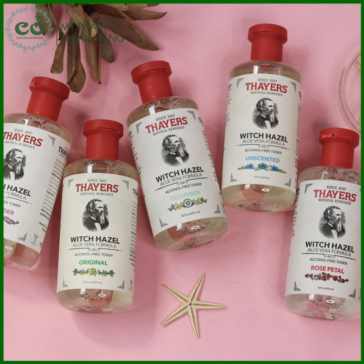 Nước hoa hồng Thayers Witch Hazel Toner