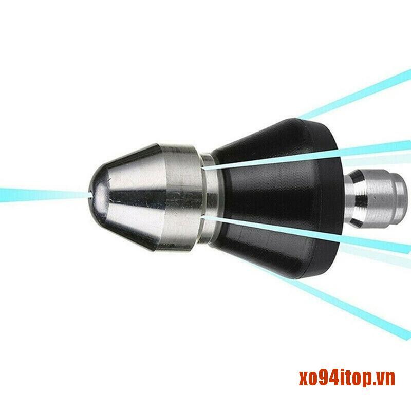 Vòi xả ống thoát nước áp suất cao 6 lỗ phun 1 / 4