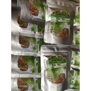 Bột đắp mặt nạ dẻo Bạc Hà gói 100gr