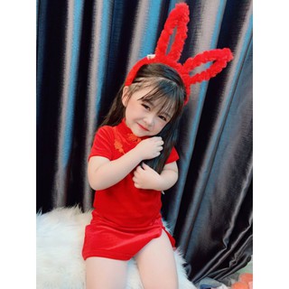 sườn xám bé gái 9-22kg