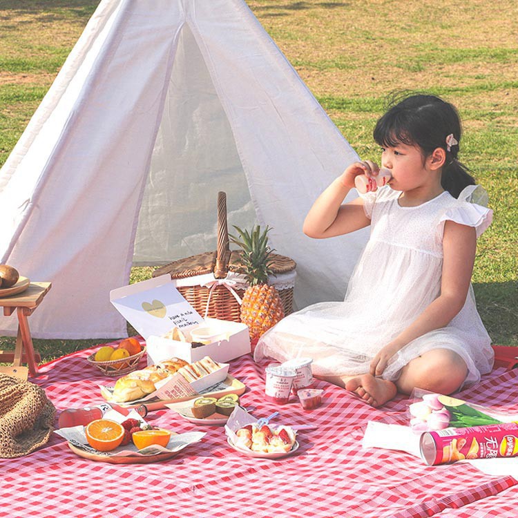 Thảm picnic du lịch, bạt trải picnic cắm trại,đi phượt kết hợp tập yoga, GẤP GỌN⚡️sọc kẻ caro giá rẻ | BigBuy360 - bigbuy360.vn