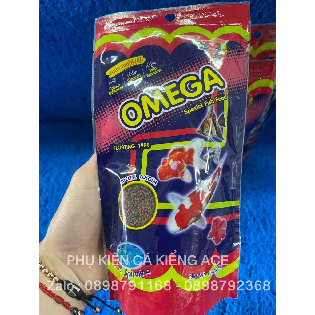 THỨC ĂN CHO CÁ OMEGA 100GR