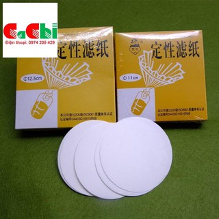 Giấy lọc dung dịch phi 9cm - Hộp 100 tờ