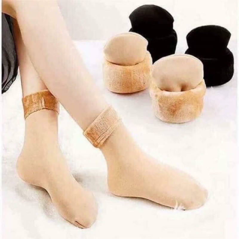 combo 10 đôi tất lót lông siêu ấm