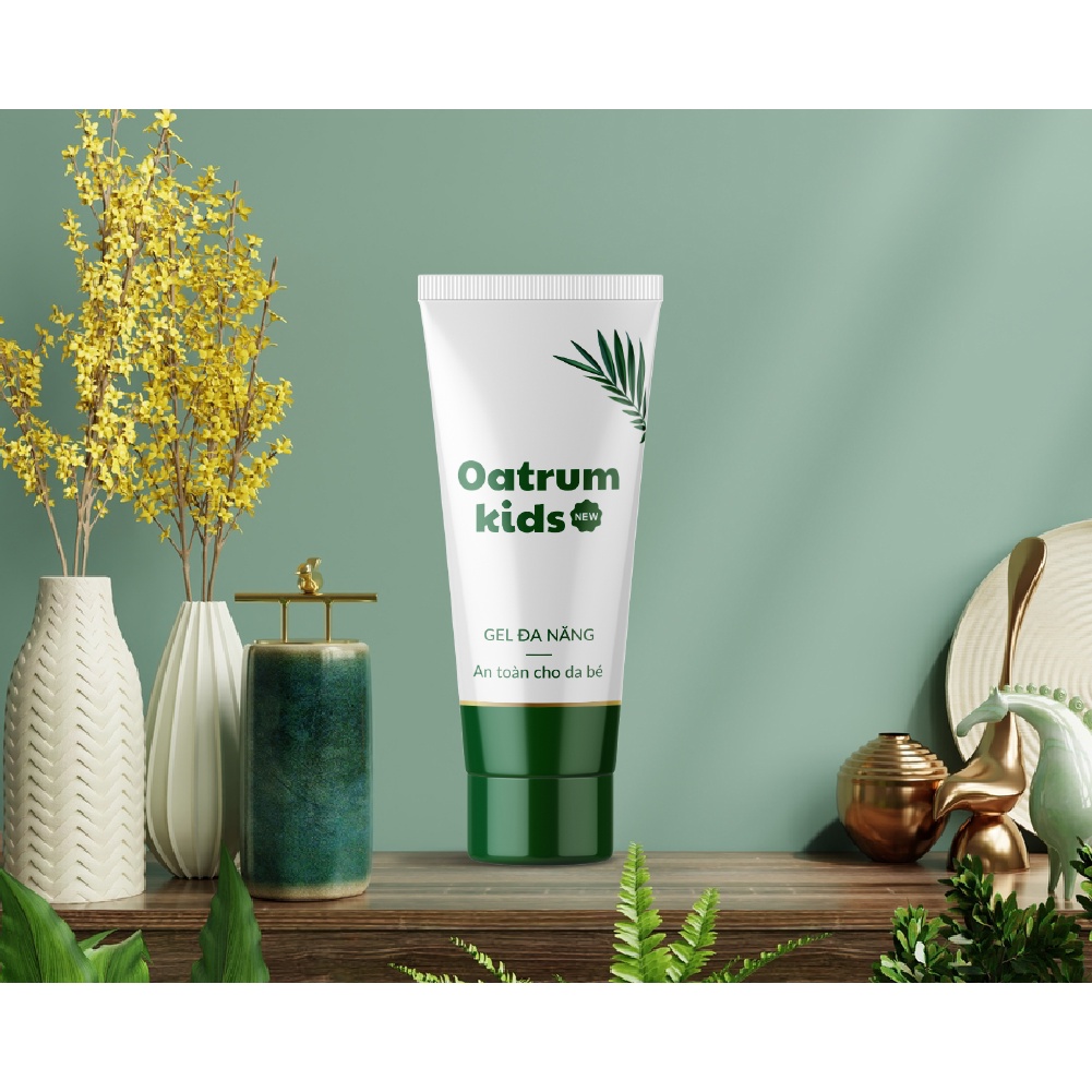 Gel bôi da đa năng bé Oatrum Kids New - Hết trầy xước, rách da, bỏng, hăm da, muỗi côn trùng đốt - 20g