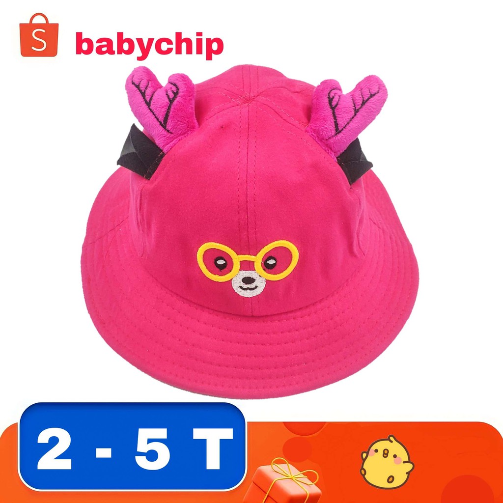Mũ cho bé trai/gái từ 2 đến 5 tuổi, mũ/nón vành rộng vải mền hình gấu cute cho bé PNL11
