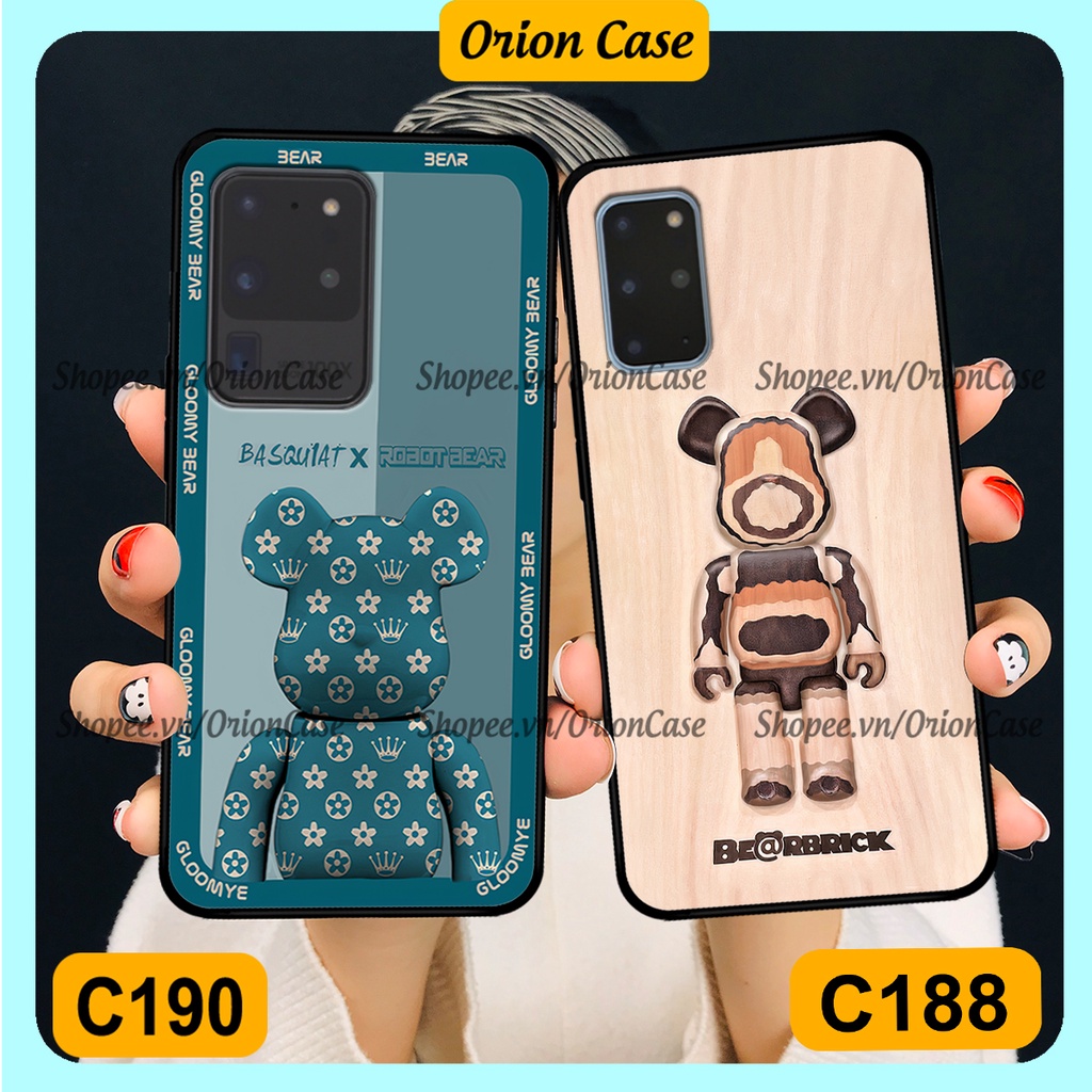 Ốp lưng Samsung S20 - S20Fe - S20 Plus - S20+ / S20 Ultra in hình bearbrick 3D thời trang, cá tính. ốp chống sốc