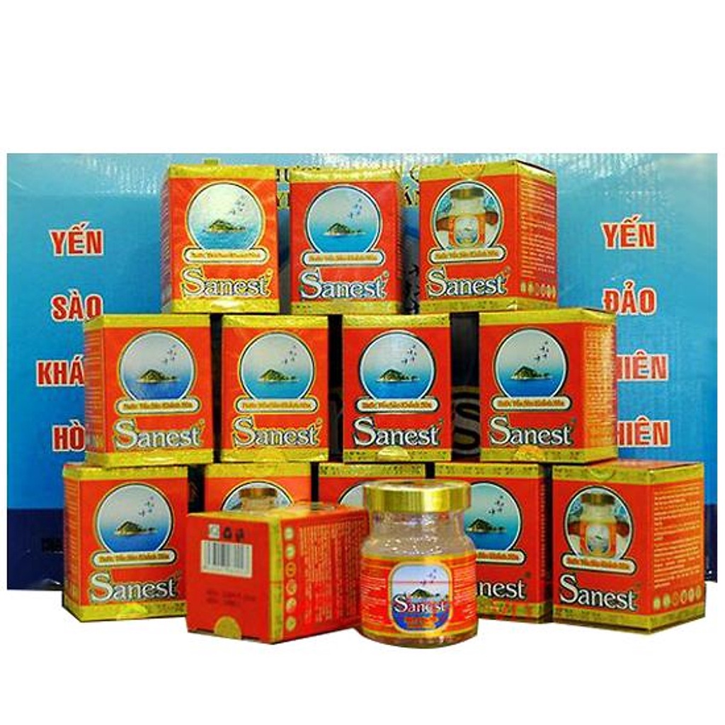 Nước Yến sào Khánh Hoà Sanest lọ 70ml, 1 lọ có đường