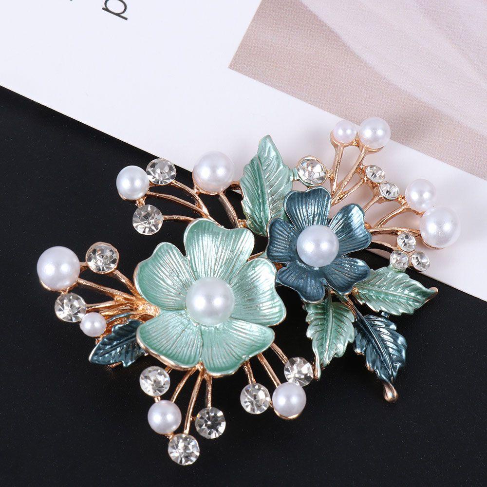 Xiantin Kẹp Tóc Hợp Kim Hình Hoa|Trâm Cài Tóc Cô Dâu Đính Đá Sang Trọng