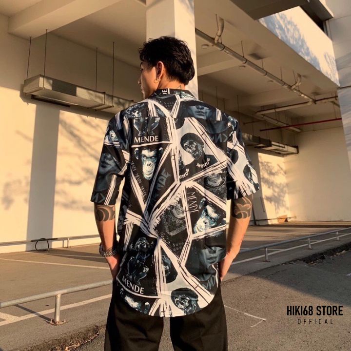 Áo Sơ Mi Cộc Tay Chất Lụa  unisex Nam Nữ Phong Cách Hàn Quốc | BigBuy360 - bigbuy360.vn