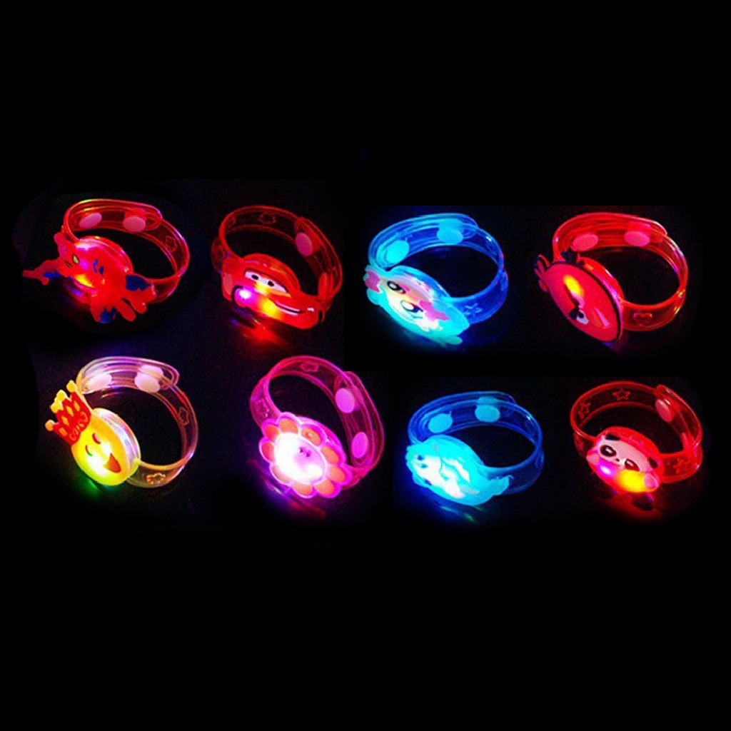 Đồng Hồ Đeo Tay Đèn Pin LED Shopee-5034VN2 Họa Tiết Hoạt Hình Đáng Yêu Cho Bé
