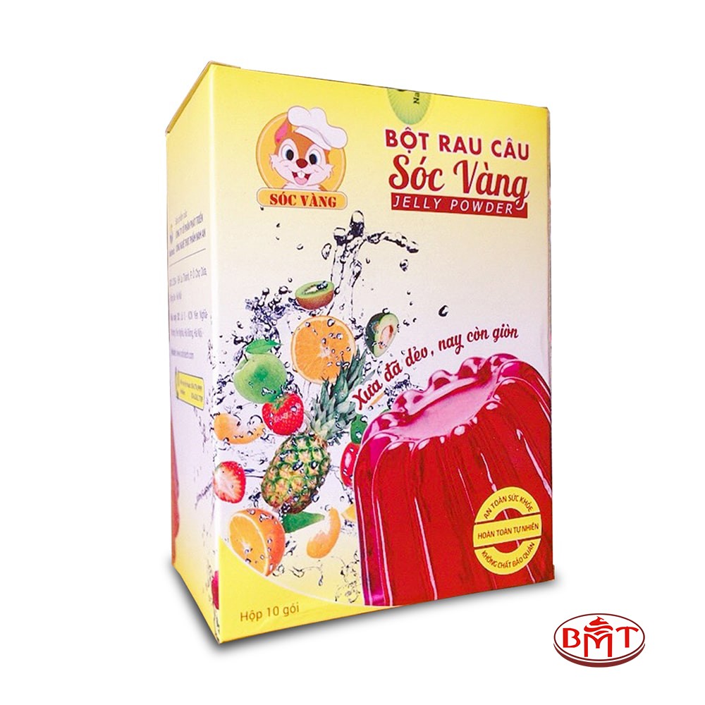 Bột Rau Câu Sóc Vàng Jelly Powder