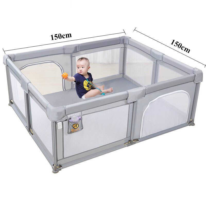 Nhà Bóng Cho Bé Quây Bóng Cho Bé, Khung Inox Cao Cấp Chống Va Đập 1m5 x 1m5