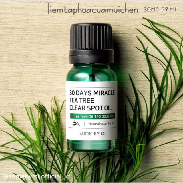 Tinh Dầu Tràm Trà "Thần Kỳ" Some By Mi 30 Days Miracle Tea Tree Clear Spot Oil 10ml