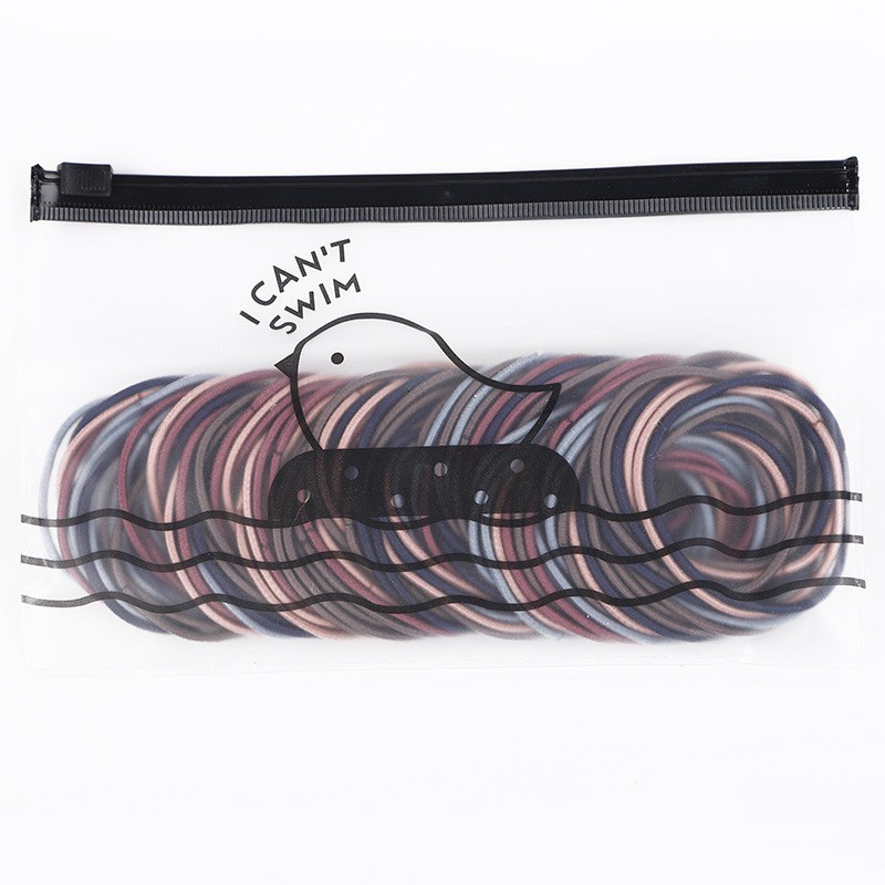 Set Chun Buộc Tóc Túi Zip Sang Chảnh