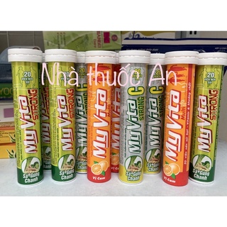 (tube 20 viên) Myvita viên sủi bổ sung Vitamin khoáng chất