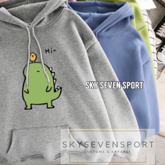 ^ - 55 Áo Hoodie Jumper Dino Hi 19 Màu Size M-xxl / Sweaterpolos Harajuku Nhật Bản Kawaii ^