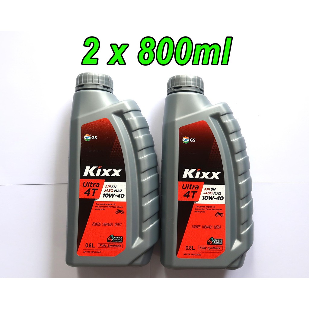 Nhớt Kixx Ultra 10W40 0.8L Tổng Hợp Cao Cấp Cho Xe Số Và Côn Tay