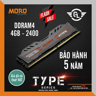 Ram tản nhiệt Gloway DDR4 / 4GB 2400MHz - Bảo hành chính hãng 5 năm