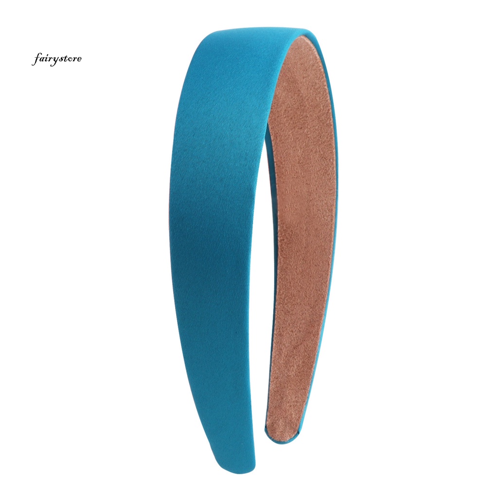 Fairystore| Dây Buộc Tóc 3cm Màu Sắc Đơn Giản Băng Đô Thoải Mái