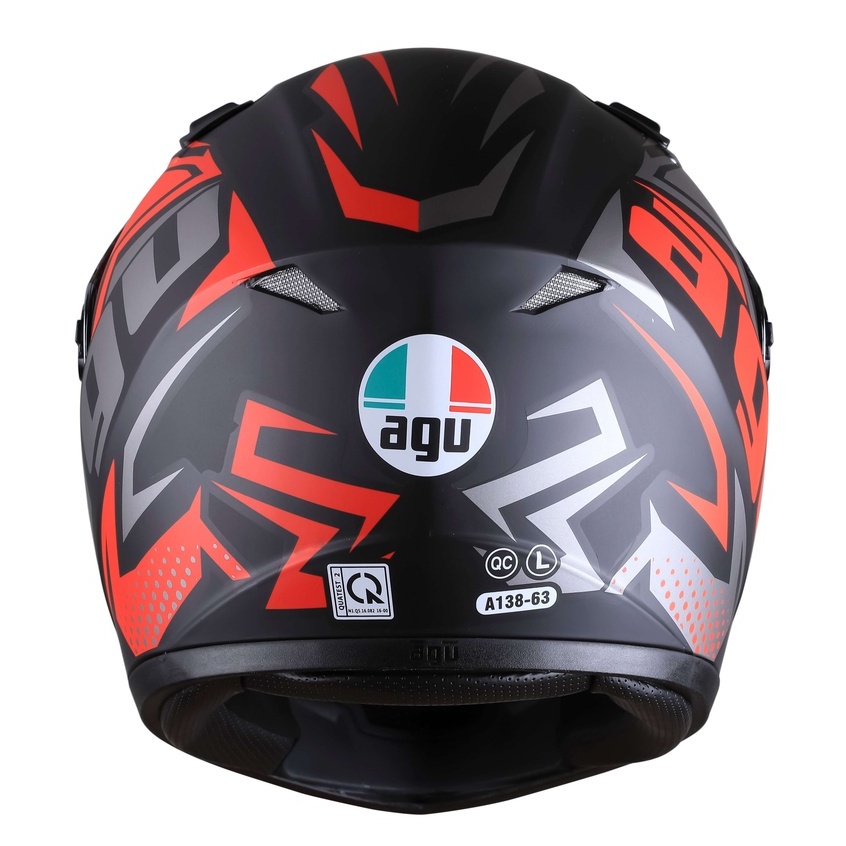 Mũ bảo hiểm fullface AGU chính hãng tem 56 tặng kèm túi đựng nón