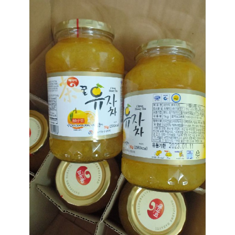 Mật Ong Kết Hợp Chanh Đào Hàn Quốc (1kg)