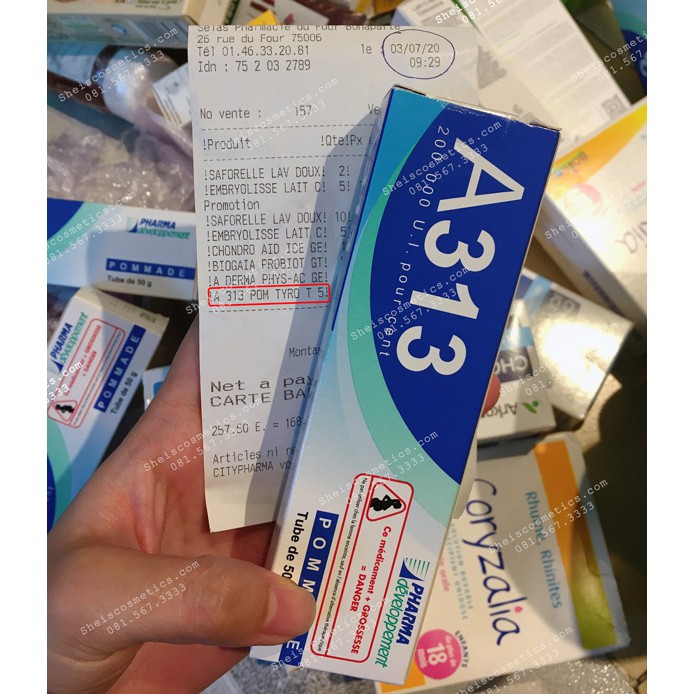 Kem chống lão hóa A313 nội địa Pháp (Bill ảnh phải) | BigBuy360 - bigbuy360.vn