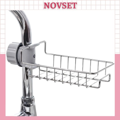 Giá Để Rẻ Rửa Bát, Xà Phòng Inox Xoay Được