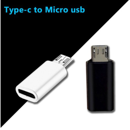 Jack Chuyển Cổng Sạc🍁 Đầu Chuyển Đổi USB 3.1 Type C Sang Micro USB 2.0