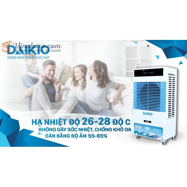 Máy làm mát không khí Daikio DKA-06000B làm mát nhanh, tiết kiệm điện, hàng hính hãng Nhật Bản